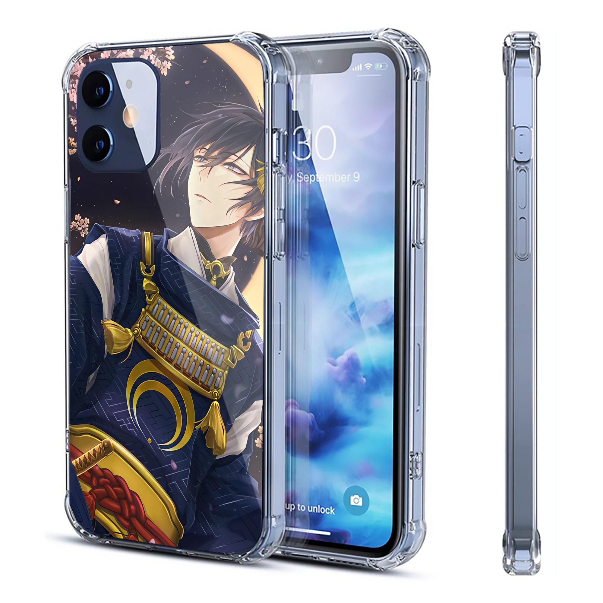 （画像用） 刀剣乱舞 Touken Ranbu 【iPhone 12シリーズ対応】透明スマホケース（クリアソフトケース）